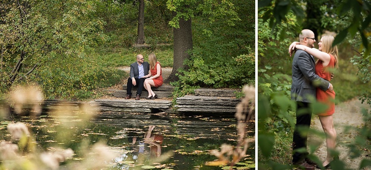 Caldwell Lily Pond Engagement Session