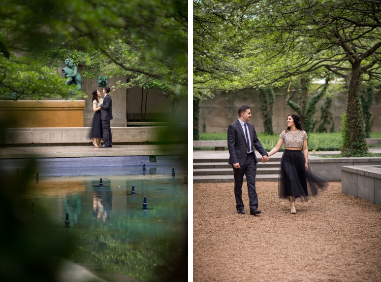 Engagement Session at Art Institute South Gardens
