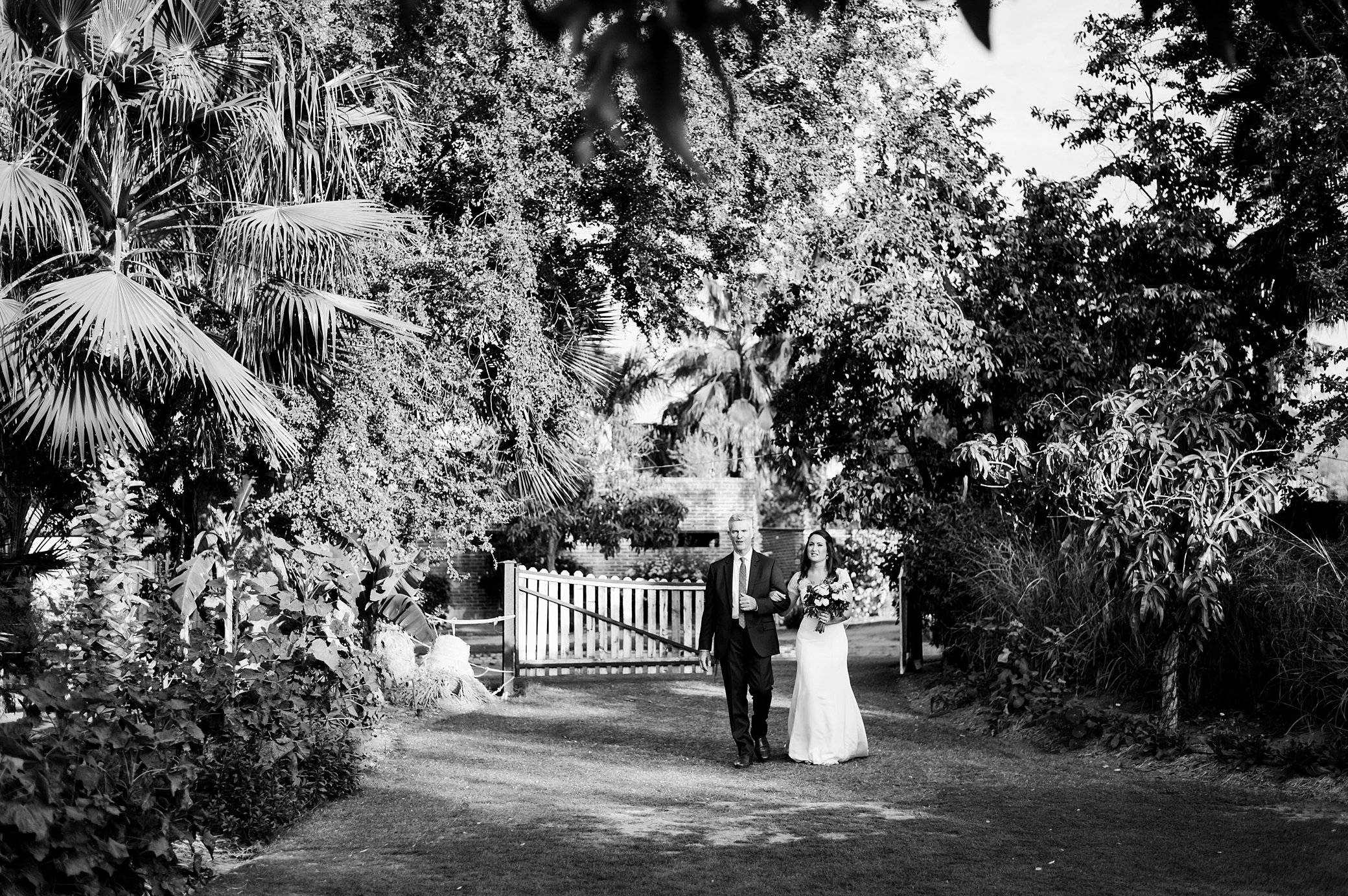 Wedding Ceremony at Flora Farms Mango Grove